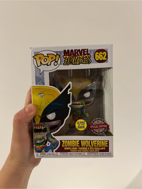 Marvel Other - Marvel Zombie Wolverine Funko Pop - Yellow & Black with Green Accent